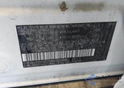 2022 Toyota Rav4 Hybrid Le from USA, damaged, VIN 4T3MWRFV6NU073559
